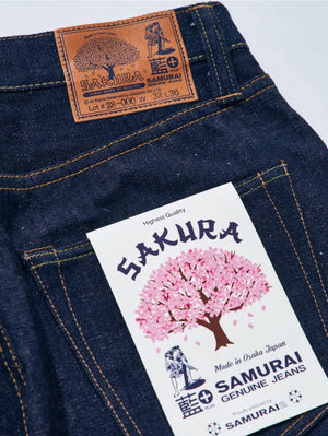Samurai Jeans S500AX-SAKURA 18oz AI+ SAKURA SELVEDGE