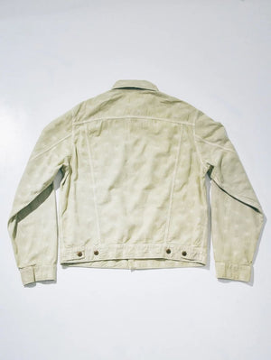 Samurai Jeans SJTKJ26-AT Green Tea Tropical Weather Trucker Jacket