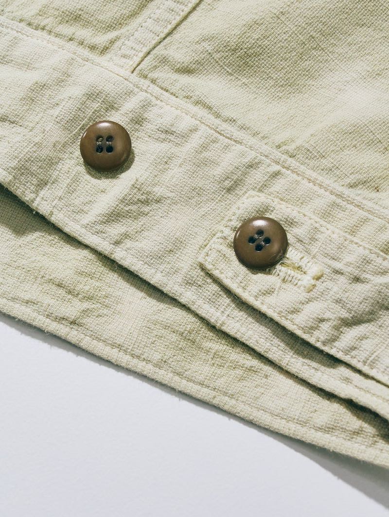 Samurai Jeans SJTKJ26-AT Green Tea Tropical Weather Trucker Jacket