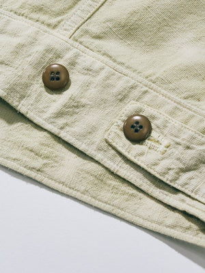 Samurai Jeans SJTKJ26-AT Green Tea Tropical Weather Trucker Jacket