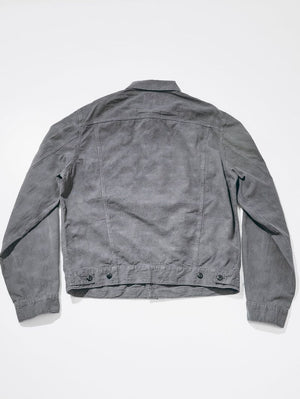 Samurai Jeans SJTKJ26-ATS Sumi BlackTropical Weather Trucker Jacket