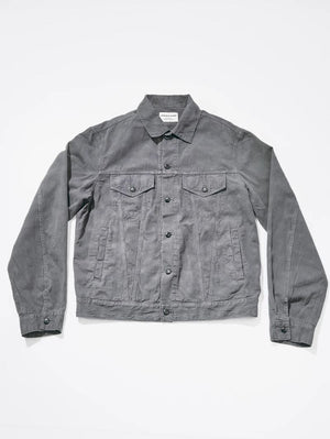 Samurai Jeans SJTKJ26-ATS Sumi BlackTropical Weather Trucker Jacket