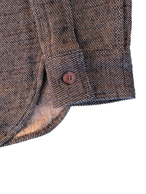 Samurai Jeans SMN25-01 Black Elemental Flannel Shirt