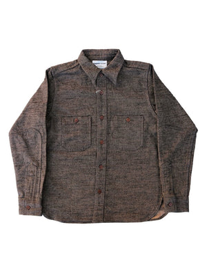 Samurai Jeans SMN25-01 Black Elemental Flannel Shirt