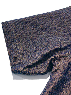 Samurai Jeans SOS26-KSK Kanoko Aimadara Open Collar Shirt