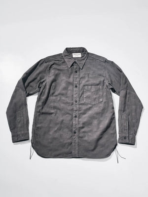 Samurai Jeans SSS26-ATC Charcoal Tropical Weather Long Sleeve Shirt