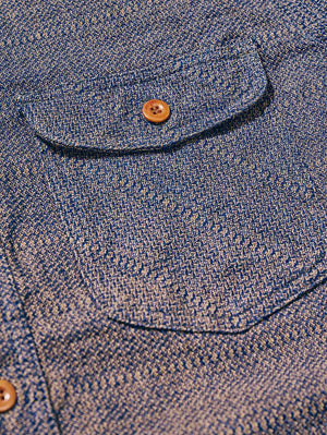 Samurai Jeans SSS26-KSK Kanoko Aimadara Work Shirt