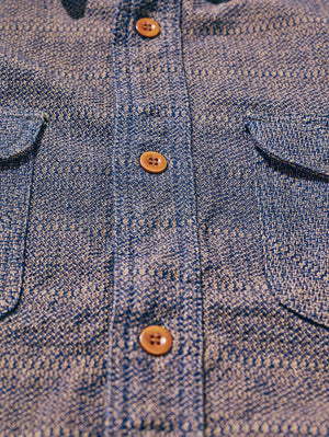 Samurai Jeans SSS26-KSK Kanoko Aimadara Work Shirt