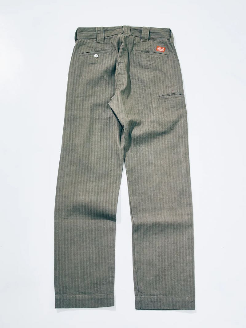 パンツ juvyy Samurai Jeans SWC300WP-HB Olive 13oz 