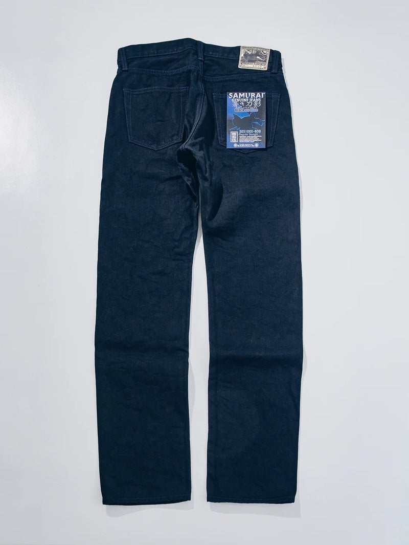 Samurai Jeans S0510XX-BOB (Aoki Tachikage 15oz Black-on-Blue 510