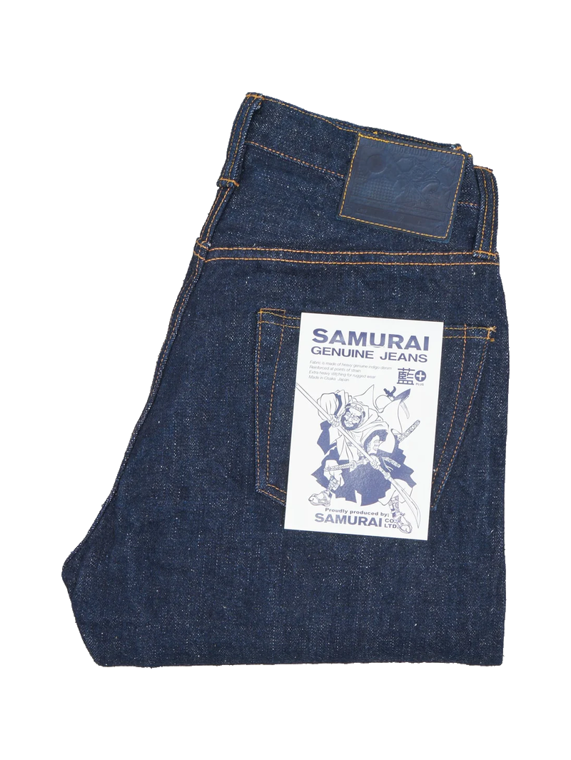 Samurai S211AX 18oz Slubby AI "Benkei" Jeans Relaxed Tapered Fit
