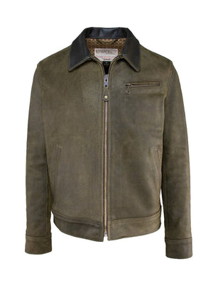 Schott 371 SUEDED COWHIDE UNLINED DELIVERY JACKET
