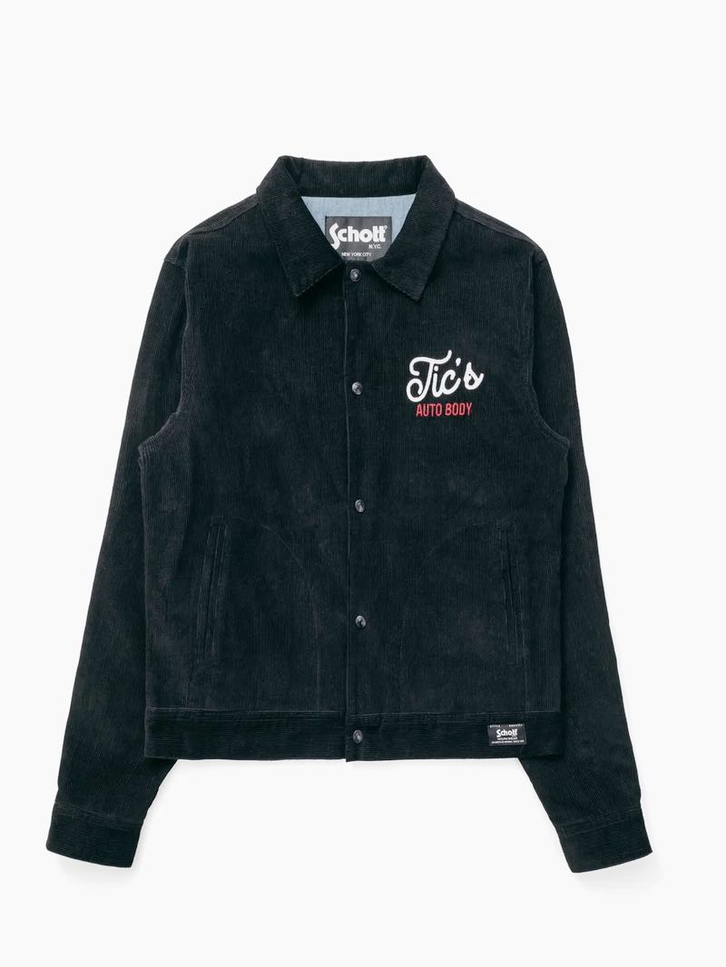 Schott 8605 Tic's Autobody Corduroy Mechanic's Jacket