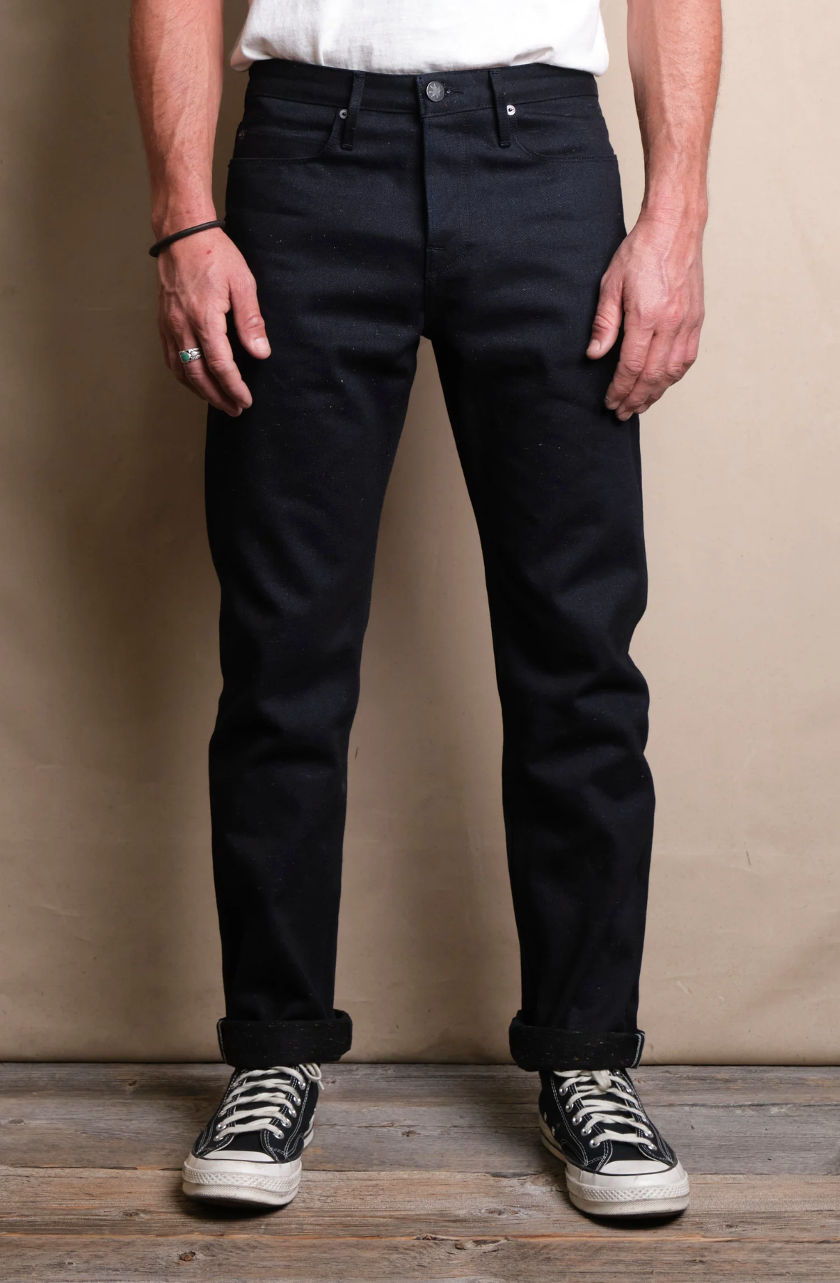Freenote Cloth Wilkes 17oz Black Slub Selvedge Jeans