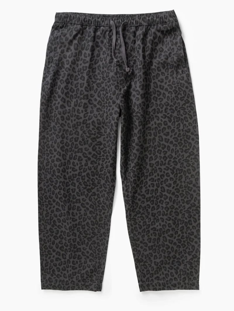 Service Works Black Leopard Easy Chef pants