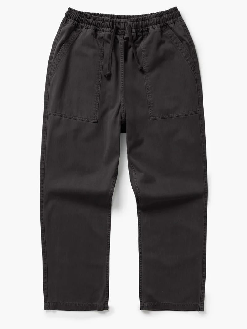 Service Works Black Pigment Herringbone Chef pants