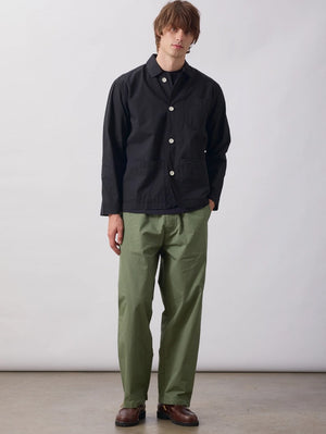 Service Works Black Tech Twill Easy Chef Shirt