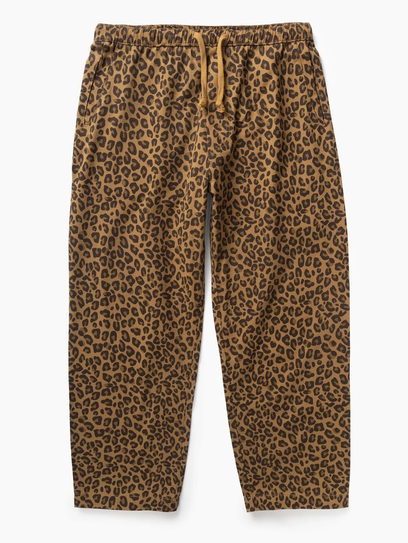 Service Works Brown Leopard Easy Chef pants
