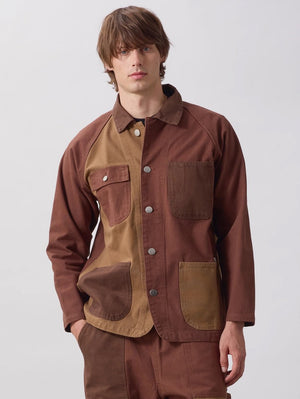 Service Works Brown Patchwork Coverall 2.0