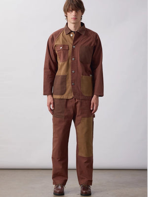 Service Works Brown Patchwork Coverall 2.0