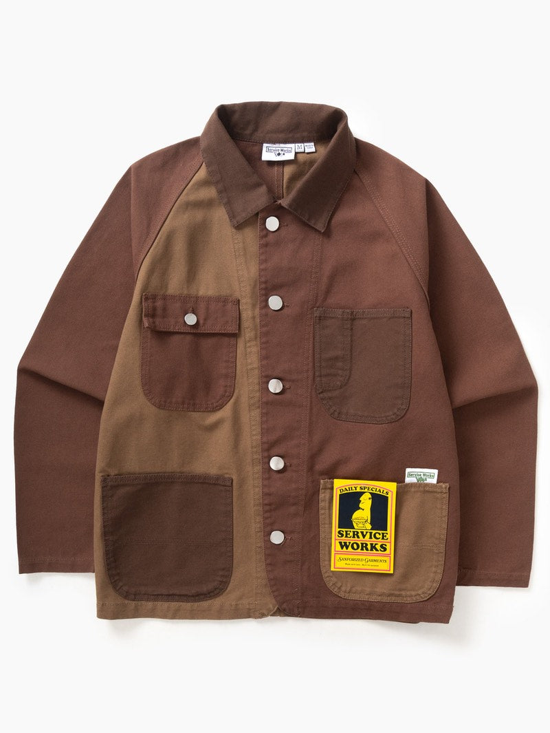 Service Works Brown Patchwork Coverall 2.0