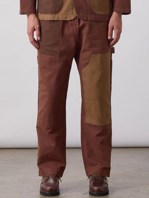 Service Works Brown Patchwork Utility Pants