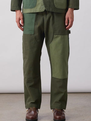 Service Works Green Patchwork Utility Pants