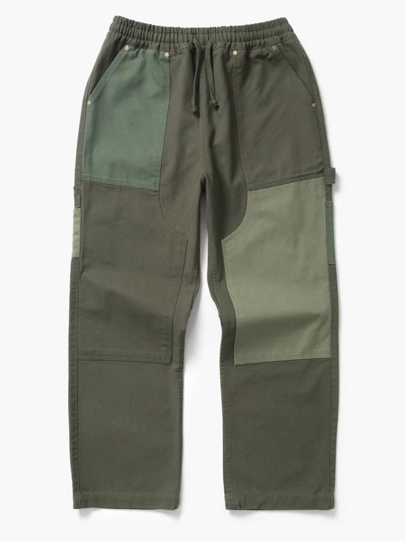 Service Works Green Patchwork Utility Pants