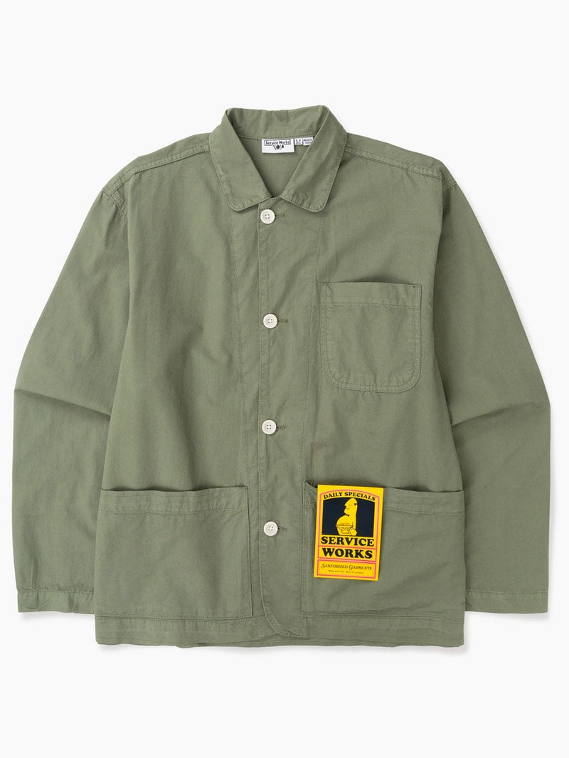 Service Works Oilve Tech Twill Easy Chef Shirt