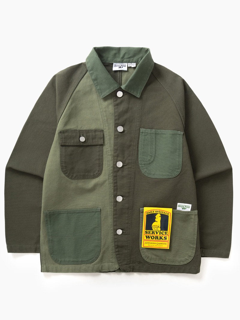 Service Works Olive Patchwork Coverall 2.0