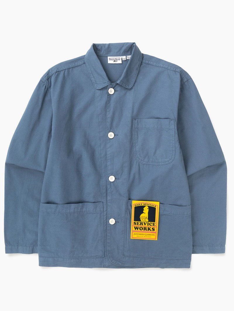 Service Works Slate Tech Twill Easy Chef Shirt