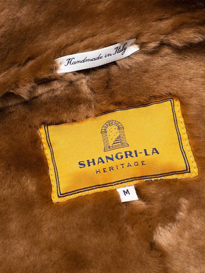 Shangri-La Heritage “Aviatore” B-3 Seal Brown Shearling Jacket