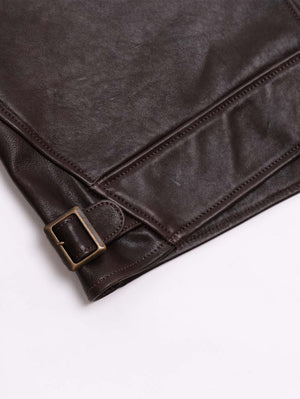 Shangri-La Heritage “Cossack” Testa di Moro Lambskin Leather Jacket