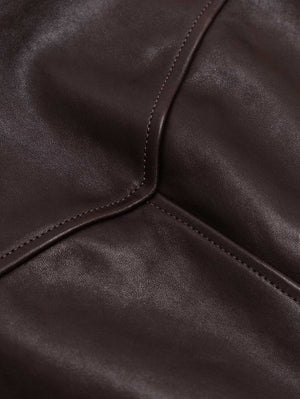 Shangri-La Heritage “Cossack” Testa di Moro Lambskin Leather Jacket