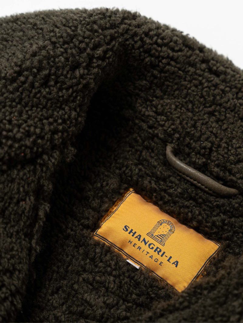 Shangri-La Heritage "Ranch" Muschio Shearling Coat
