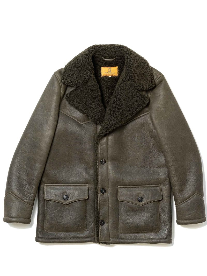 Shangri-La Heritage "Ranch" Muschio Shearling Coat