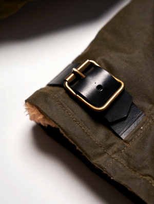 Shangri-La Heritage “Swedish” Army Green Motorcycle Waxed Canvas Jacket Limited Edition