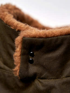 Shangri-La Heritage “Swedish” Army Green Motorcycle Waxed Canvas Jacket Limited Edition