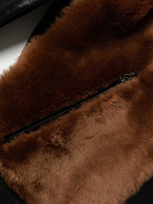 Shangri-La Heritage "Varenne" Black Horsehide Grizzly Jacket