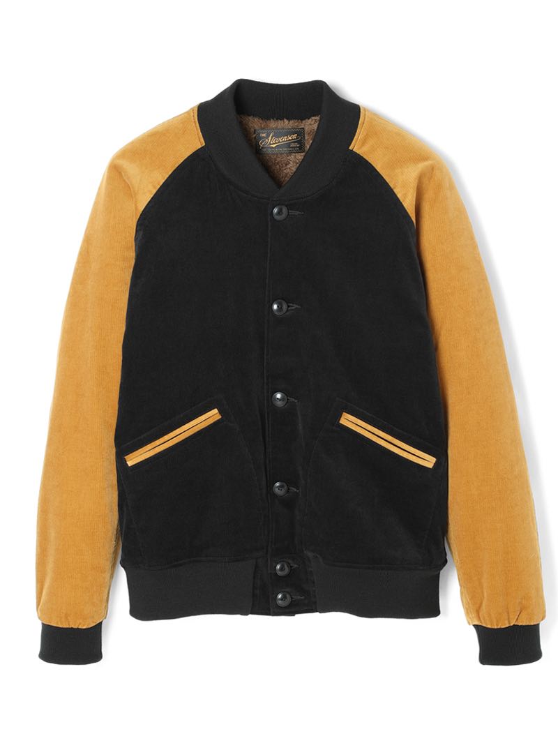 Stevenson Overalls Black X Mustard Golden Era Athletic - GA1 Jacket