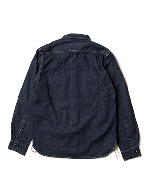 Studio D'Artisan 533B Denim long-sleeved work shirt