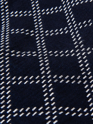 Studio D'Artisan 5728 Indigo Sashiko Shirt