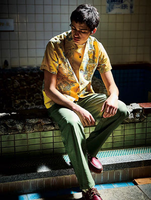 Studio D'Artisan Army Green Baker Pants 1898