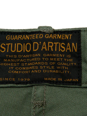 Studio D'Artisan Army Green Baker Pants 1898