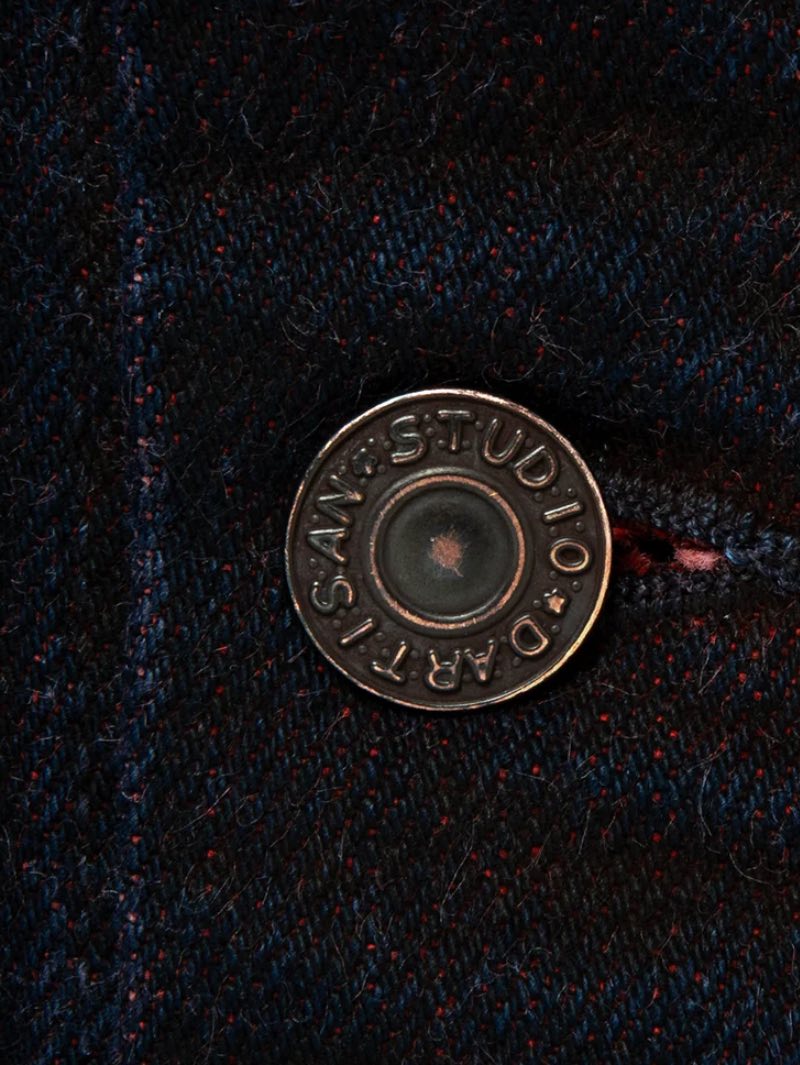 Studio D'Artisan Bengala Dyed Denim Jacket [D4621]