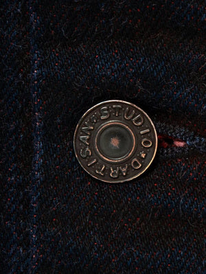 Studio D'Artisan Bengala Dyed Denim Jacket [D4621]