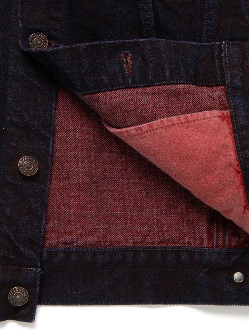 Studio D'Artisan Bengala Dyed Denim Jacket [D4621]