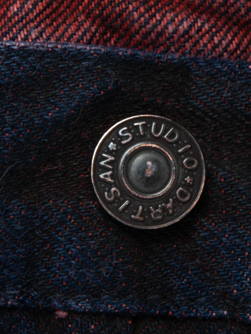 Studio D'Artisan Bengala dyed jeans [D1908] Relaxed Taper