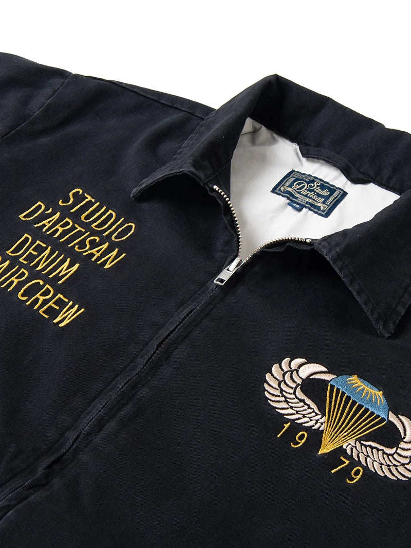 Studio D'Artisan Black 4645 Souvenir Jacket - Mildblend Supply Co