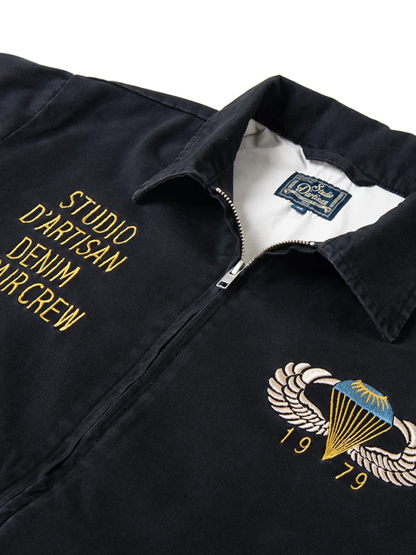 Studio D'Artisan Black 4645 Souvenir Jacket - Mildblend Supply Co